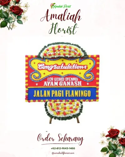 Bunga Papan Congratulation di Guntung